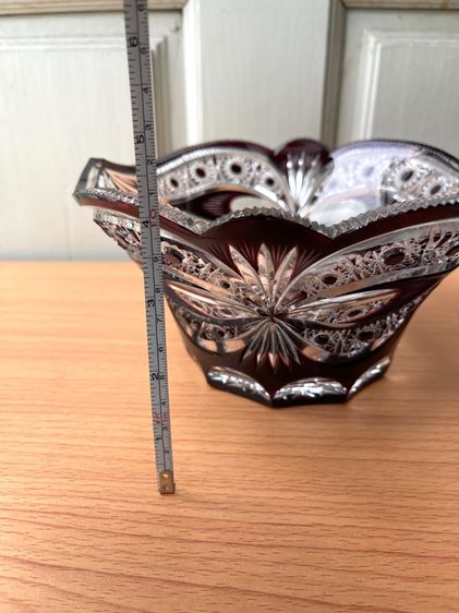 ชามแก้วคริสตัล เจียระไนสะสม รูปที่ 18