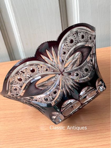 ชามแก้วคริสตัล เจียระไนสะสม รูปที่ 13