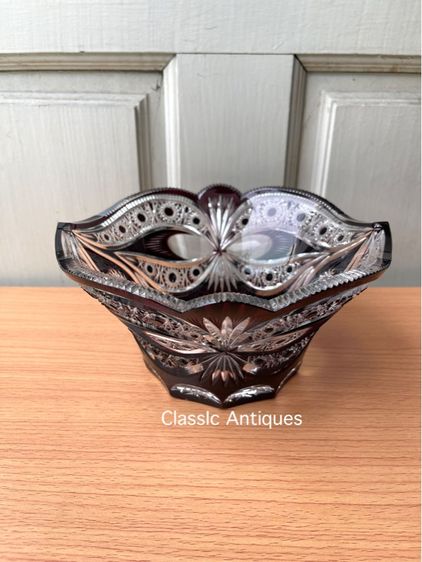 ชามแก้วคริสตัล เจียระไนสะสม รูปที่ 3