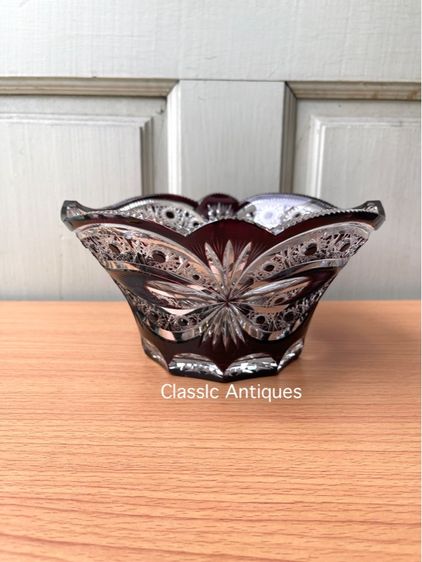 ชามแก้วคริสตัล เจียระไนสะสม รูปที่ 2