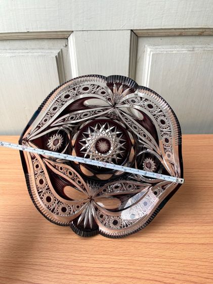 ชามแก้วคริสตัล เจียระไนสะสม รูปที่ 17