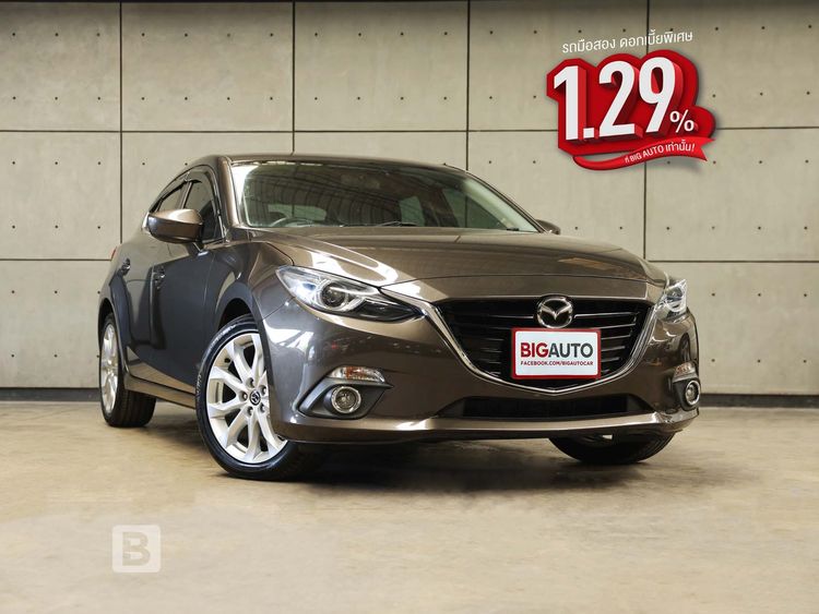 Mazda Mazda3 2015 2.0 S Sports Sedan เบนซิน ไม่ติดแก๊ส เกียร์อัตโนมัติ น้ำตาล