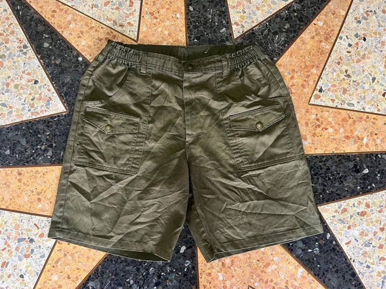 เขียว กางเกงขาสั้น 📌BOY SCOUTS OF AMERICA -ขาสั้นแท้💯 เอว32-35