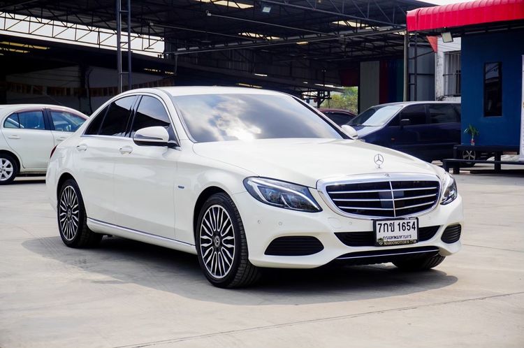 Mercedes-Benz C-Class 2018 C350 Sedan เบนซิน ไม่ติดแก๊ส เกียร์อัตโนมัติ ขาว รูปที่ 3