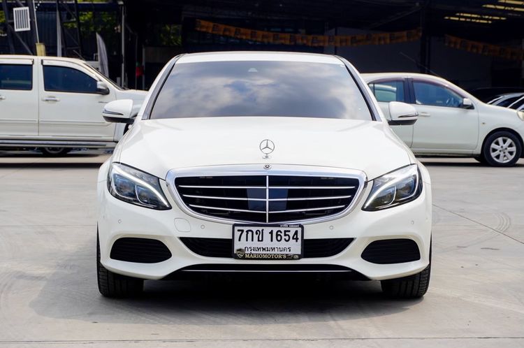 Mercedes-Benz C-Class 2018 C350 Sedan เบนซิน ไม่ติดแก๊ส เกียร์อัตโนมัติ ขาว รูปที่ 2