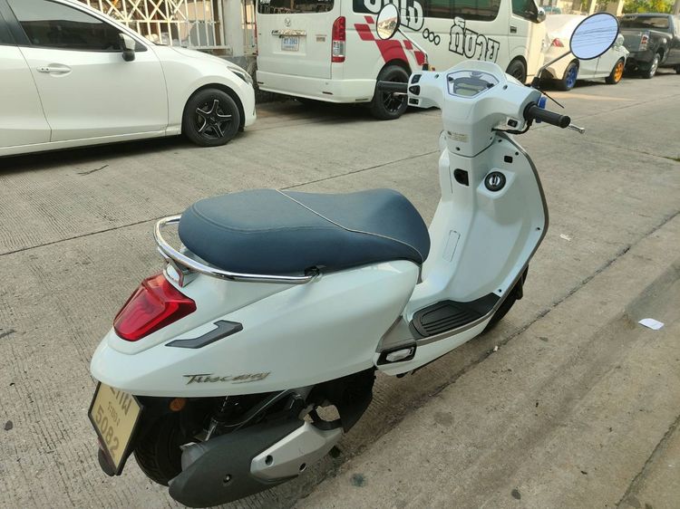 🛵ยังไงก็ขาย TUSCANY150 ปี 66 เครื่องดี สีสวย สตาร์ทมือ กุญแจรีโมท เล่มชุดโอนครบ+เปลี่ยนถ่ายน้ำมันเครื่องฟรี ส่งฟรี30 ก.ม รูปที่ 7