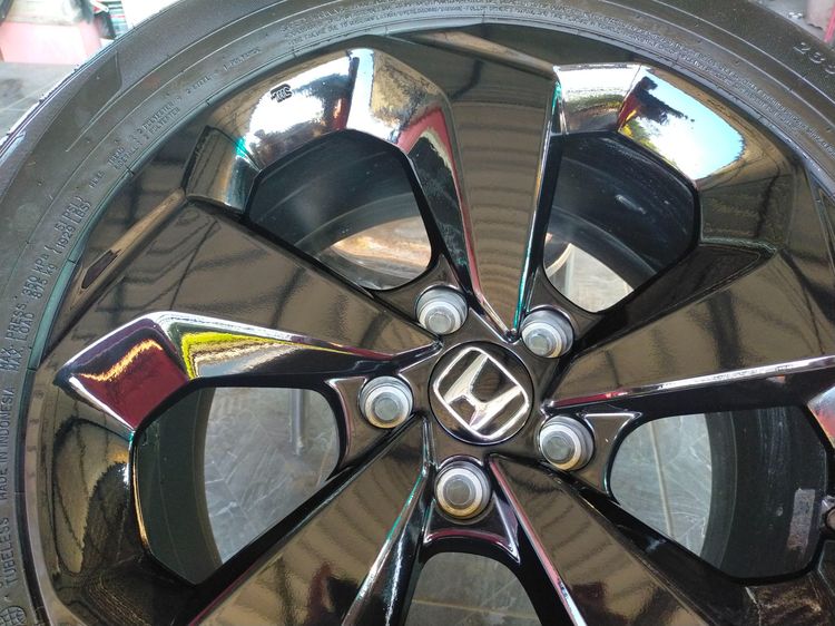 แม็กฮอนด้า ขอบ18 สีอบpowder coat พร้อมยางดันลอป 235 60 18 ปี24 ยางสวยทุกเส้น ใส่ CRV g3 g4 g5 g6 รูปที่ 6