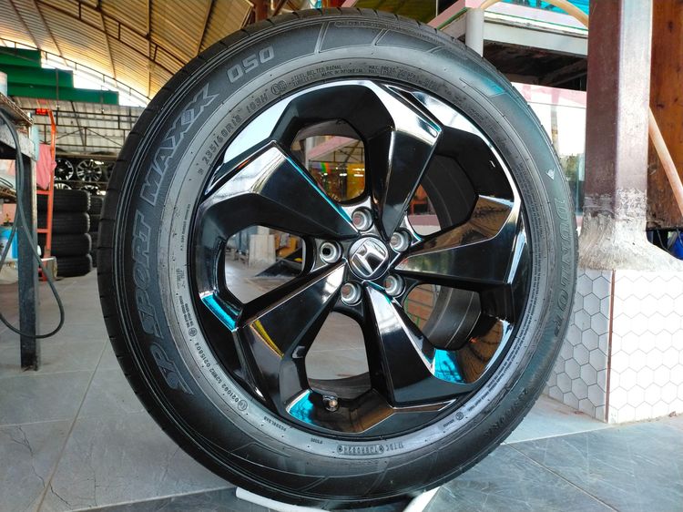 แม็กฮอนด้า ขอบ18 สีอบpowder coat พร้อมยางดันลอป 235 60 18 ปี24 ยางสวยทุกเส้น ใส่ CRV g3 g4 g5 g6 รูปที่ 2