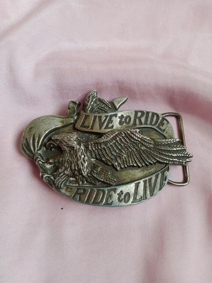 หัวเข็มขัดวินเทจ (มีตอกเลขด้านหลัง) ไปใส่สายหนังสวยค่ะ