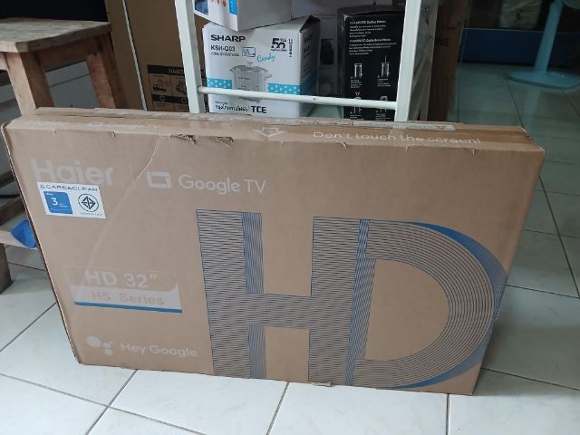อื่นๆ ใหม่แกะกล่องGoogle tv ยี่ห้อHaier 32นิ้วรุ่น32H5FHD