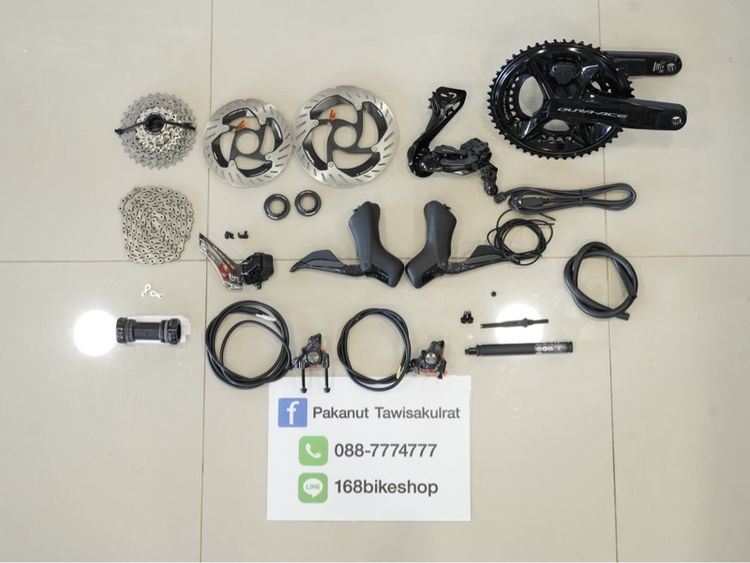 ขายยกเซ็ต Shimano Dura-Ace Di2 Disc  4iiii Power Meter 