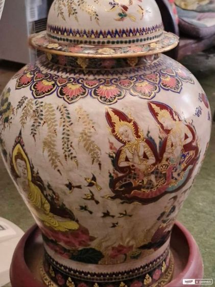 โถเครื่องปั้นดินเผาโบราณ รูปที่ 4