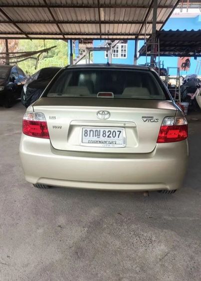 Toyota Vios 2004 1.5 E Sedan เบนซิน เกียร์อัตโนมัติ บรอนซ์ทอง รูปที่ 4