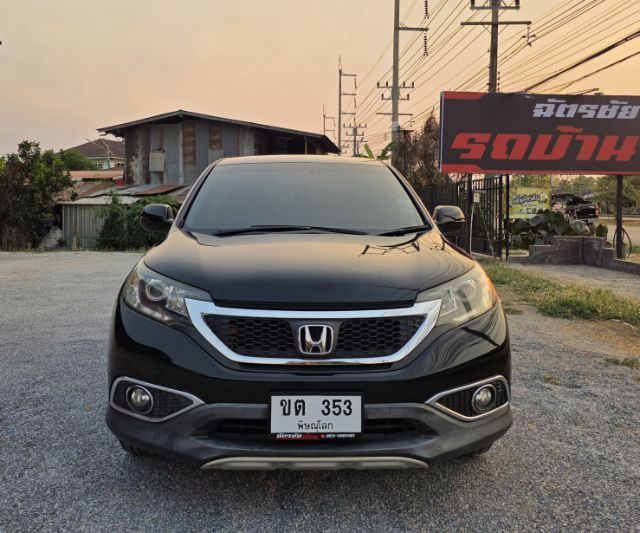 Honda CR-V 2013 2.4 EL 4WD Utility-car เบนซิน ไม่ติดแก๊ส เกียร์อัตโนมัติ ดำ รูปที่ 3