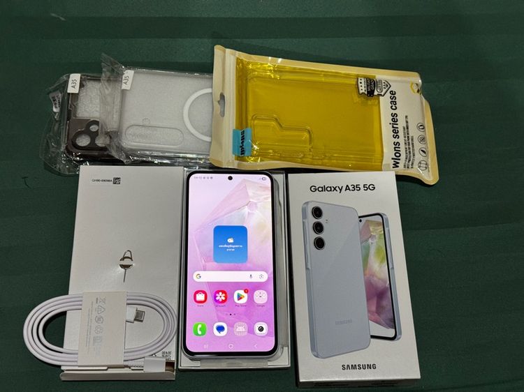 อื่นๆ 128 GB Samsung galaxy a35 5G สีฟ้า