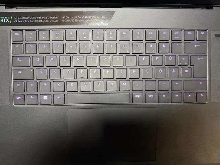Razer Blade 15 Advanced RTX 2080 แรม 32GB โปรเซสเซอร์ i7-9750H สภาพเหมือนใหม่ รูปที่ 5