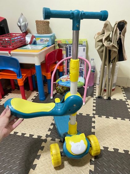 สกู๊ตเตอร์ รถไถ ที่นั่งปรับได้ หมุนได้รอบ 🛴 สภาพดี รูปที่ 3
