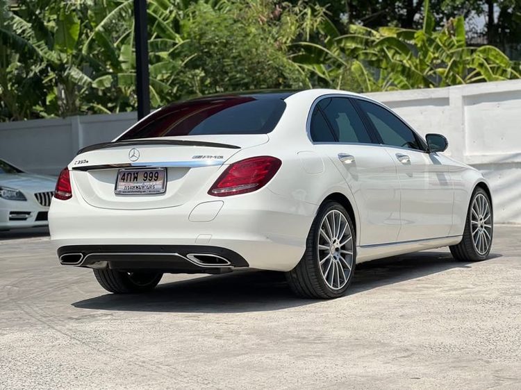 Mercedes-Benz C-Class 2016 C350e Sedan ปลั๊กอินไฮบริด (PHEV) ไม่ติดแก๊ส เกียร์อัตโนมัติ ขาว รูปที่ 4