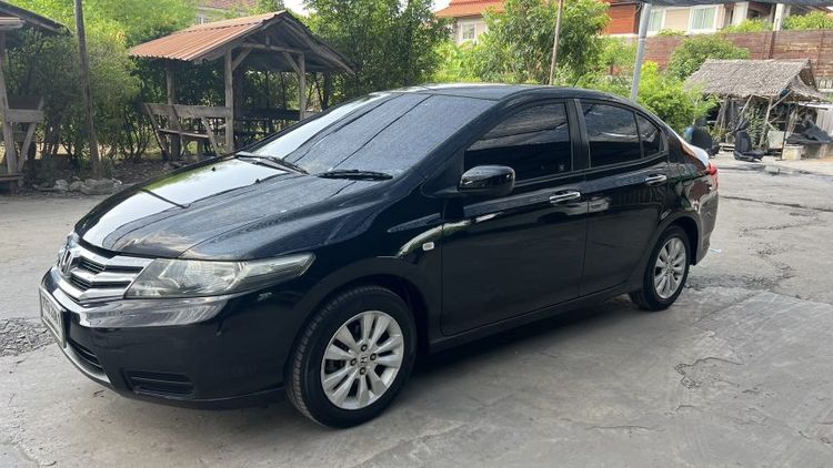 รถ Honda City 1.5 V CNG สี ดำ