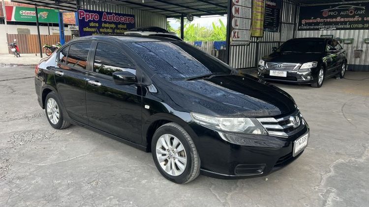 Honda City 2012 1.5 V CNG Sedan เบนซิน NGV เกียร์อัตโนมัติ ดำ รูปที่ 2