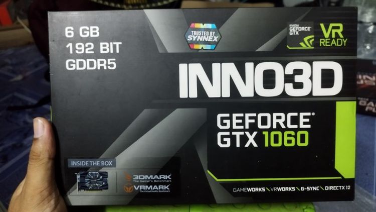 การ์ดจอ INNO3D GTX 1060 6G  รูปที่ 2