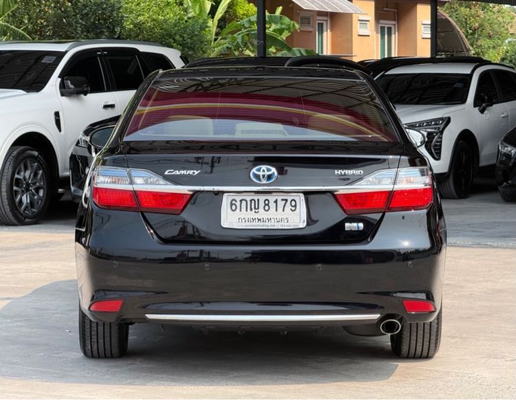 Toyota Camry 2017 2.5 Hybrid Premium Sedan ไฮบริด ไม่ติดแก๊ส เกียร์อัตโนมัติ ดำ รูปที่ 4