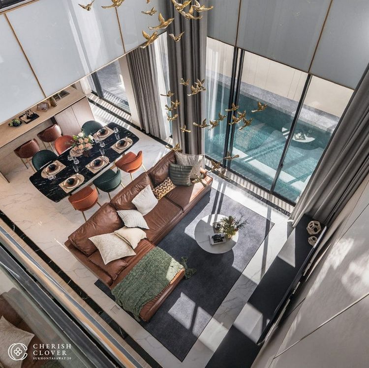 ตกแต่งครบ เฌอริช โคลเวอร์ สุคนธสวัสดิ์ 20 บ้านพูลวิลล่าสุดหรู พร้อมลิฟท์ส่วนตัว 5 ห้องนอน 6 ห้องน้ำ Double-Volume Living จอดรถได้ 3 คัน รูปที่ 3