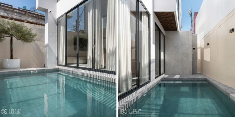 ตกแต่งครบ เฌอริช โคลเวอร์ สุคนธสวัสดิ์ 20 บ้านพูลวิลล่าสุดหรู พร้อมลิฟท์ส่วนตัว 5 ห้องนอน 6 ห้องน้ำ Double-Volume Living จอดรถได้ 3 คัน รูปที่ 2