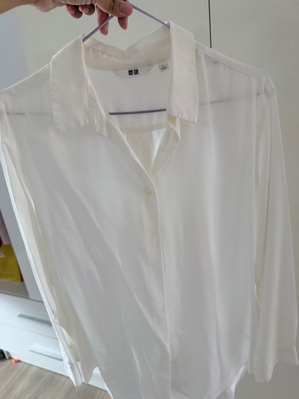 เสื้อเชิ้ตผ้าเรยอน UNIQLO รูปที่ 6