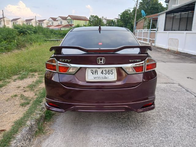 Honda City 2014 1.5 Sv i-VTEC Sedan เบนซิน ไม่ติดแก๊ส เกียร์อัตโนมัติ แดง รูปที่ 3