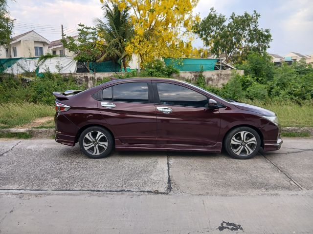 Honda City 2014 1.5 Sv i-VTEC Sedan เบนซิน ไม่ติดแก๊ส เกียร์อัตโนมัติ แดง รูปที่ 4