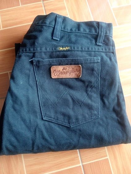 กางเกงยีนส์ Wrangler men wastern zipper  super black 