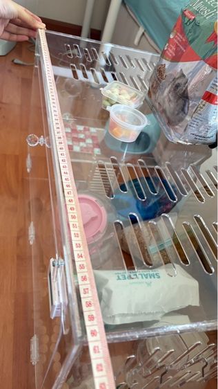 กรงอะคริลิคพร้อมอุปกรณ์และอาหารสำหรับแฮมส์เตอร์ รูปที่ 5