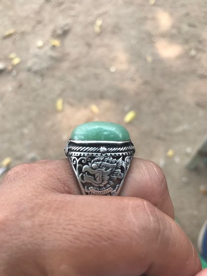 แหวนเงิน925 หัวหยก รูปที่ 6