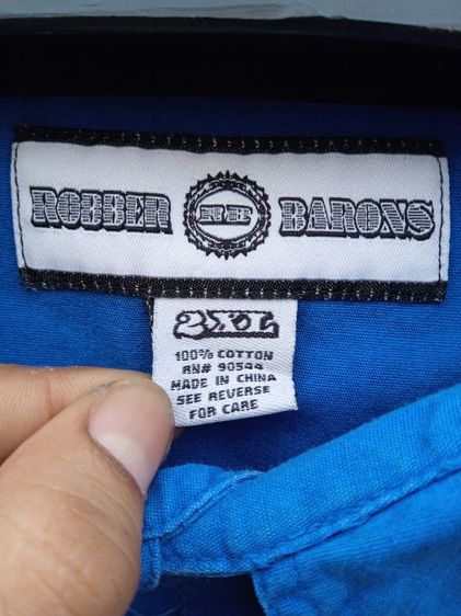 RARE.Robber Barons Custom Scout Shirt 2XL รูปที่ 8