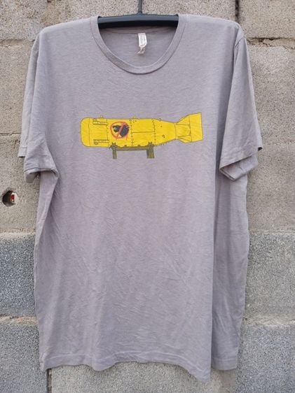  เสื้อ-No Godzilla Bomber Graphic Tee Grey Heather (งานพรีเมียมบอดี้ BELLA-CANVAS)