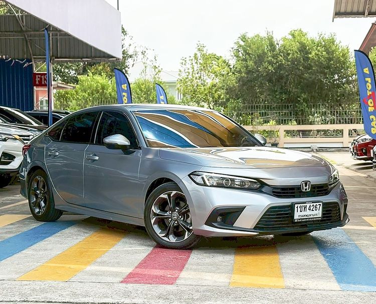 Honda Civic FE 1.5 EL+ ปี 2022 จด 2023 มือเดียว เลขไมล์ 60,000 กว่าโลแท้ๆ ใช้งานน้อยมาก ไม่เคยเฉี่ยวชน ไม่เคยทำสีเลยตั้งแต่ป้ายแดง ใหม่กริ๊ป