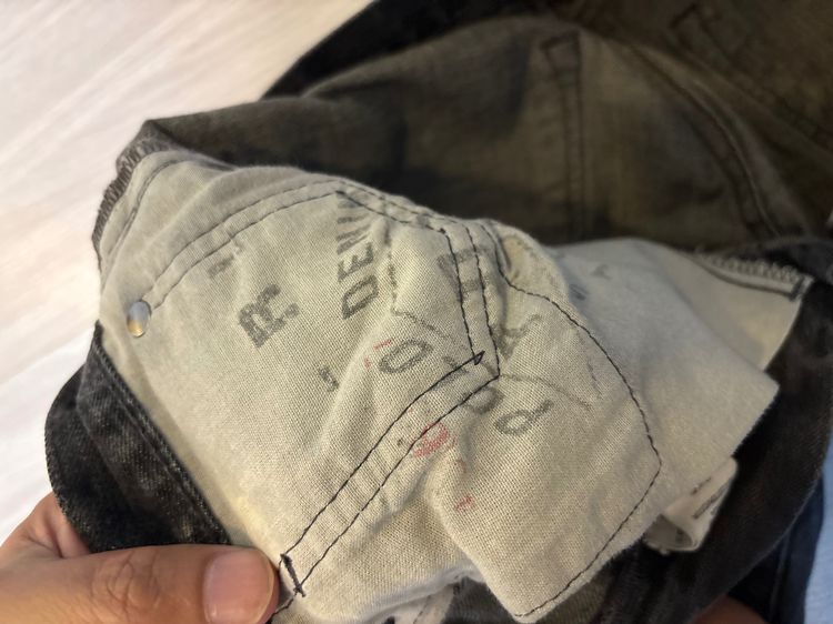 กางเกงยีนส์ดำ ฟอก Polo  รูปที่ 6