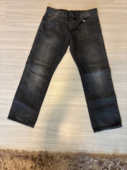 Polo Ralph Lauren XL กางเกงยีนส์ดำ ฟอก Polo 