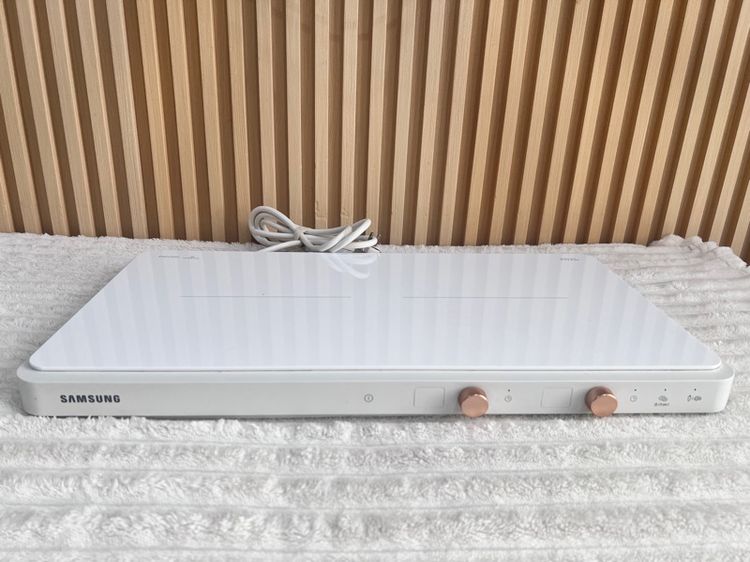 เตาแม่เหล็กไฟฟ้า 2 หัว(สีขาว) 