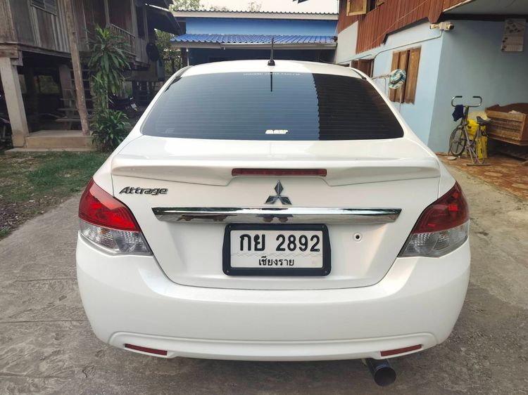 Mitsubishi Attrage 2012 1.2 Smart Sedan เบนซิน เกียร์อัตโนมัติ ดำ รูปที่ 4