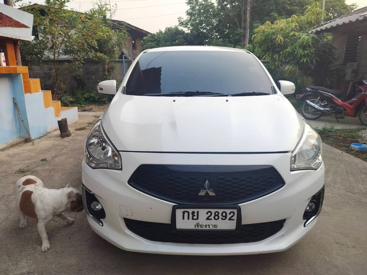รถ Mitsubishi Attrage 1.2 Smart สี ดำ