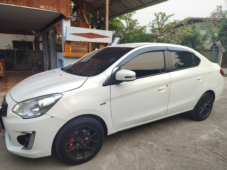 Mitsubishi Attrage 2012 1.2 Smart Sedan เบนซิน เกียร์อัตโนมัติ ดำ รูปที่ 2
