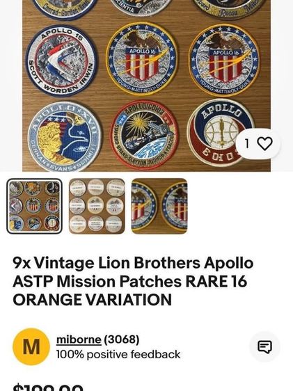 มันที่สุดที่เคยเจอมาครบชุด51ดวงแบบไม่ซ้ำกันกับชุดคอลเลคชั่นอาร์มนักบินอวกาศ NASA Patch LOT Gemini COLUMBIA SPACE SHUTTLE Mercury  รูปที่ 4