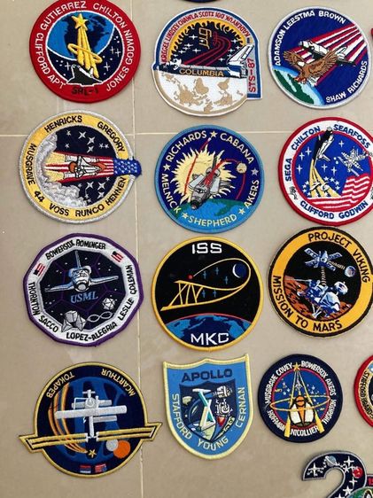 มันที่สุดที่เคยเจอมาครบชุด51ดวงแบบไม่ซ้ำกันกับชุดคอลเลคชั่นอาร์มนักบินอวกาศ NASA Patch LOT Gemini COLUMBIA SPACE SHUTTLE Mercury  รูปที่ 2