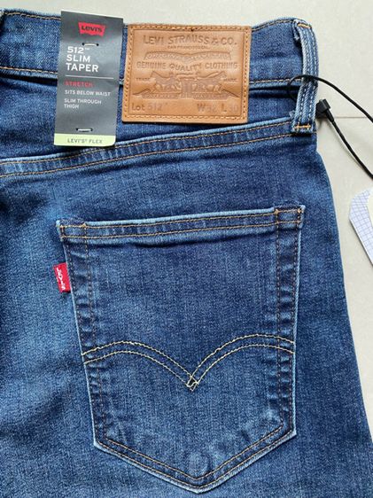 กางเกงยีนส์ผู้ชาย Levi s 512 ทรง Slim Tapered ขนาด 32X30 นิ้ว ของแท้ รูปที่ 4