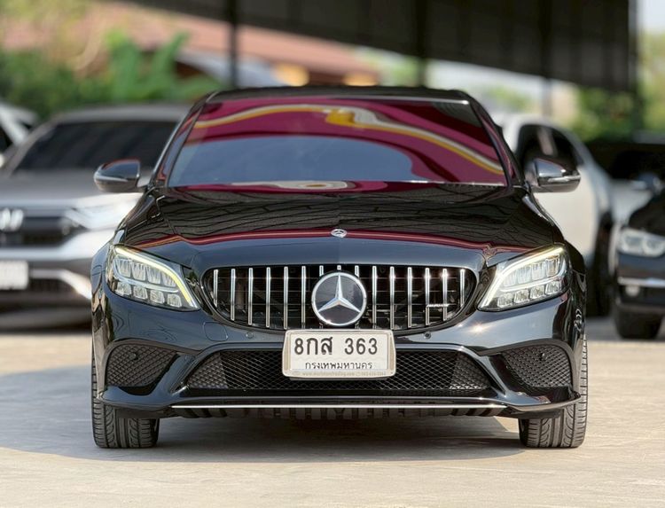 Mercedes-Benz C-Class 2019 C220 Sedan ดีเซล ไม่ติดแก๊ส เกียร์อัตโนมัติ ดำ รูปที่ 2