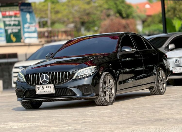 Mercedes-Benz C-Class 2019 C220 Sedan ดีเซล ไม่ติดแก๊ส เกียร์อัตโนมัติ ดำ รูปที่ 3