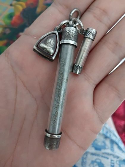 พระปิดตาสารพัดดี7รอบเนื้อเงิน รูปที่ 11