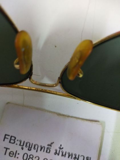 แว่นตา Rayban aviatorของแท้ 58 14 เลนส์สวย  ใครหาใช้อยู่ราคาเบาๆ รูปที่ 7